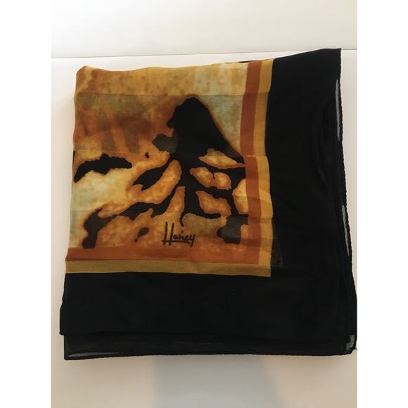 Vintage Elaborate Striped Tiger Scarf - Picture 8 of 8